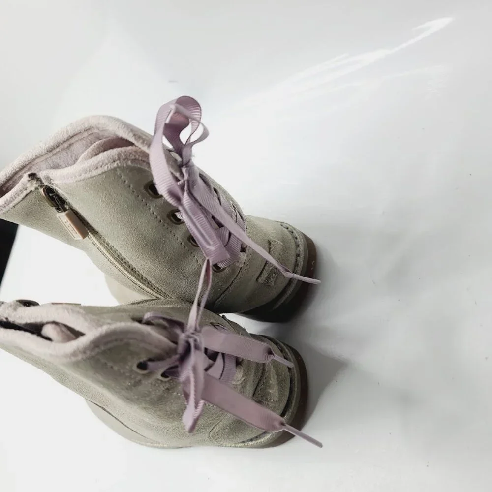 UGG Girl's Gray Corene 1019319T Suede‎ Pull On Winter Snow Boots Size 10